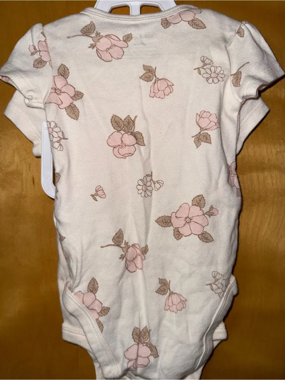 Carter's Pink Floral & Print Baby Short-Sleeve Bodysuits - 3-Pack